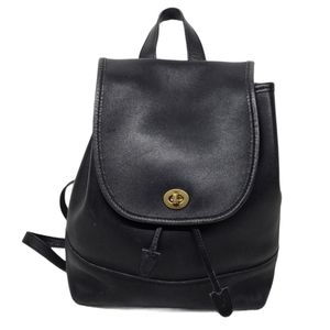 Vintage Coach Black Drawstring Backpack #GOD-9791